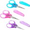 3Pcs Small Scissors All Purpose Craft Scissors Stainless Steel Scissors with Protective Cover Mini Detail Craft Scissors Precision Straight Fine Tips Design for Paper Cutting,Scrapbooking